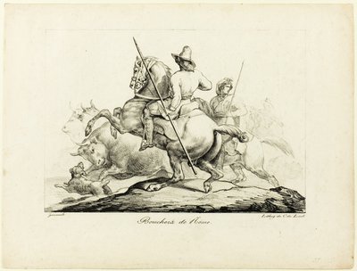 Rzeźnicy Rzymu autorstwa Jean Louis André Théodore Géricault