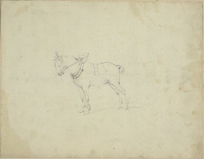 Koń pociągowy autorstwa Jean Louis André Théodore Géricault