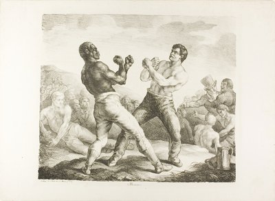 Bokserzy autorstwa Jean Louis André Théodore Géricault