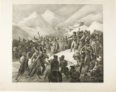 Przejście przez Górę Świętego Bernarda autorstwa Jean Louis André Théodore Géricault