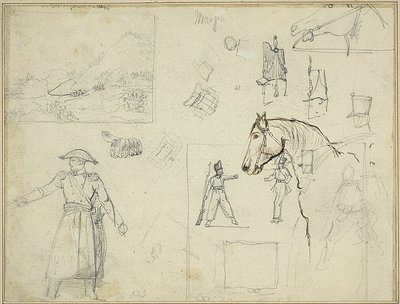 Różne badania autorstwa Jean Louis André Théodore Géricault