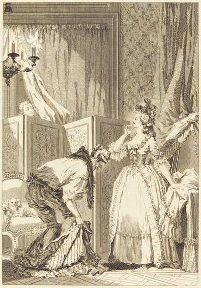 Pobity i treści Rogacz autorstwa Jean Louis Delignon and Antoine Jean Duclos after Jean Honoré Fragonard