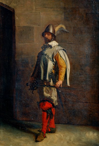 Hugenot, XIX wiek. autorstwa Jean Louis Ernest Meissonier