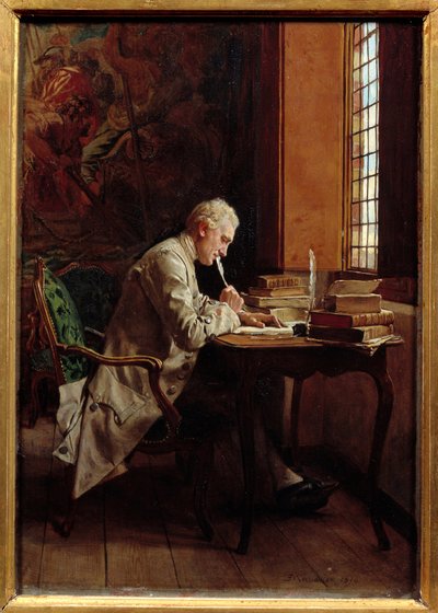 Poeta. Obraz Ernesta Meissoniera (1815-1891) autorstwa Jean Louis Ernest Meissonier