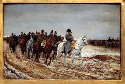 kampania francuska autorstwa Jean Louis Ernest Meissonier