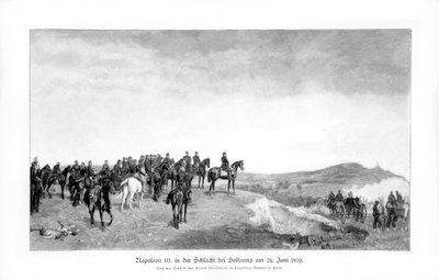 Napoleon III w bitwie pod Solferino, 1863, 1900. autorstwa Jean Louis Ernest Meissonier