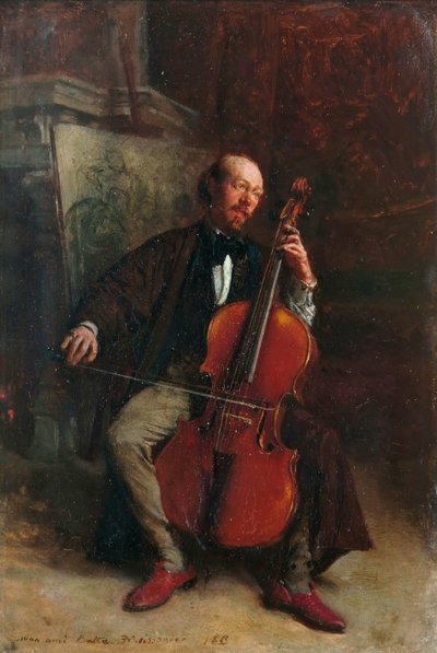 Portret kompozytora Alexandre Batty 1816-1902 autorstwa Jean Louis Ernest Meissonier