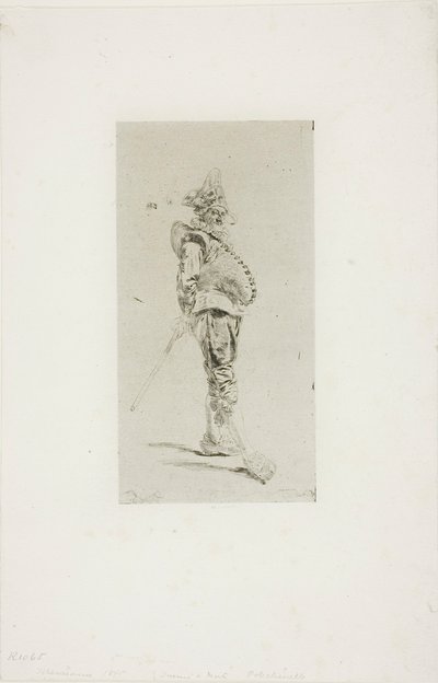 Punchinello autorstwa Jean Louis Ernest Meissonier
