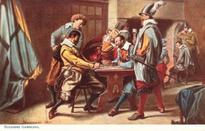 Żołnierze hazardu autorstwa Jean Louis Ernest Meissonier