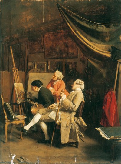 Malarze amatorzy autorstwa Jean Louis Ernest Meissonier