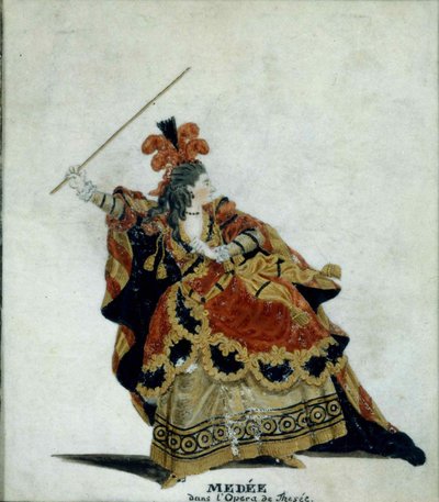 Medea. Projekt kostiumu do opery Thésée Jean-Baptiste Lully