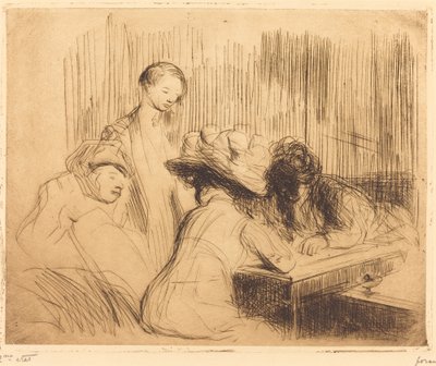 Nurkowanie w Montmartre autorstwa Jean Louis Forain