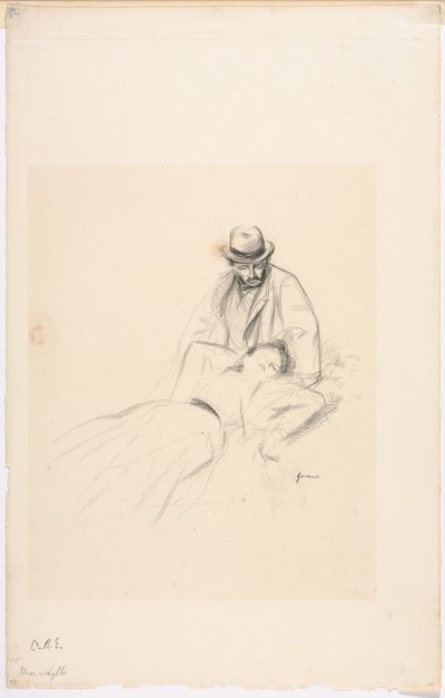 Sielanka, czwarty kwartał XIX wieku lub pierwszy trzeci XX wieku. autorstwa Jean Louis Forain