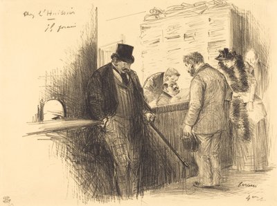 U komornika autorstwa Jean Louis Forain