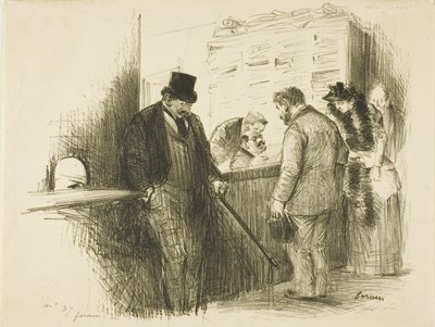 U komornika autorstwa Jean Louis Forain