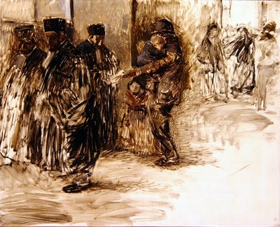 Na dworze (olej na płótnie) autorstwa Jean Louis Forain