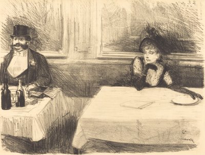 W restauracji autorstwa Jean Louis Forain