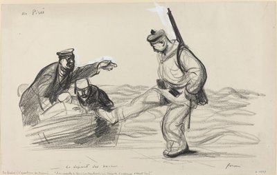 W Pireusie. - Odejście Boches., c. 19141919. autorstwa Jean Louis Forain