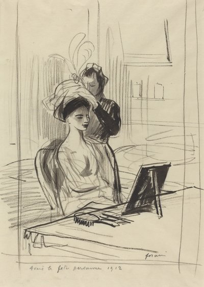 Avant do perskich dziewczyn autorstwa Jean Louis Forain