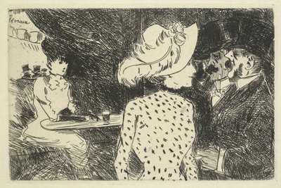 Scena w kawiarni (opisowa) autorstwa Jean Louis Forain