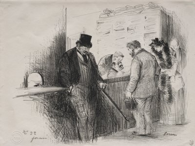 U Huisslera autorstwa Jean Louis Forain