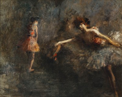 Cyrkowcy; Artyści cyrkowi, autorstwa Jean Louis Forain