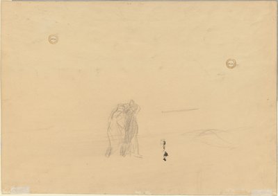 Postacie w krajobrazie (verso) autorstwa Jean-Louis Forain