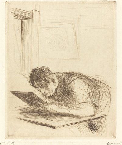 Forain Etching (pierwsza płyta) autorstwa Jean Louis Forain