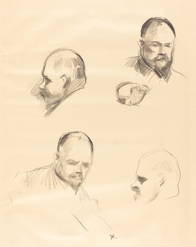 Cztery szkice Ambroise Vollarda autorstwa Jean Louis Forain