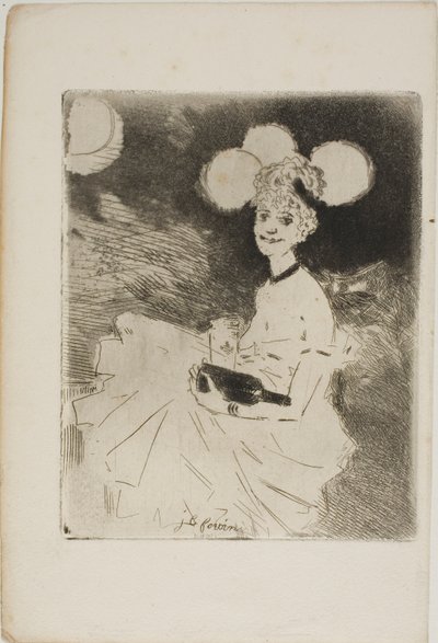 Frontispis dla Marthe autorstwa Jean Louis Forain