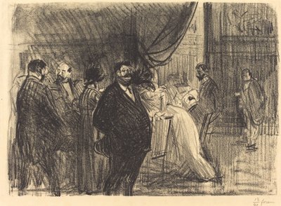 Pokój hazardowy autorstwa Jean Louis Forain