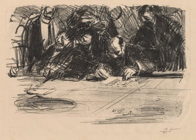 grupa graczy autorstwa Jean Louis Forain