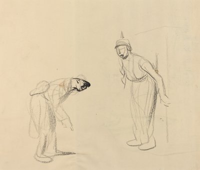 Ukrywanie "Louis" [verso] autorstwa Jean Louis Forain