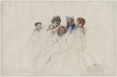 Dom na urlopie, czwarty kwartał 1800 lub pierwszy trzeci 1900. autorstwa Jean Louis Forain