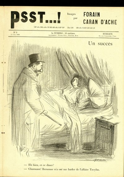 Ilustracja Jean-Louis Forain (1852-1931) w Psst...! autorstwa Jean Louis Forain