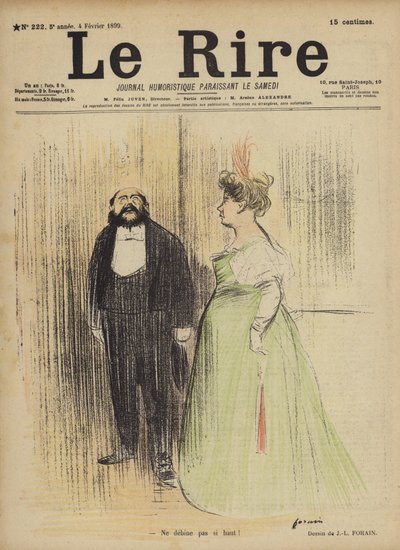 Ilustracja do Le Rire autorstwa Jean Louis Forain