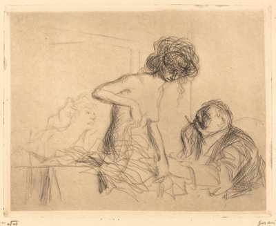 W pokoju prywatnym (pierwsza płyta) autorstwa Jean Louis Forain