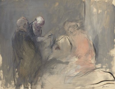 W szpitalu (rekto) autorstwa Jean Louis Forain