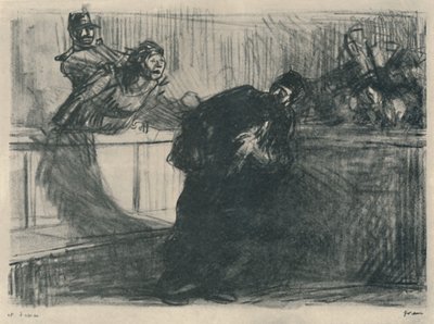 Oskarżony prawnik, 1919 autorstwa Jean Louis Forain