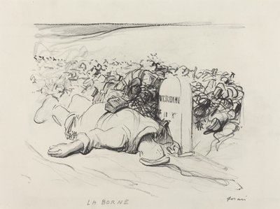 La Borne, Verdun, c. 1916. autorstwa Jean Louis Forain