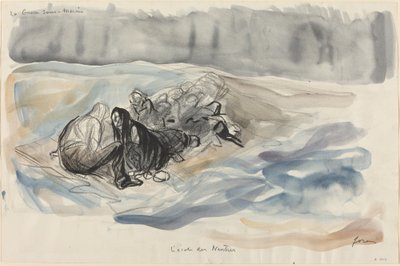 Wojna podwodna. Szkoła neutralności, ok. 1930 r. 19141919. autorstwa Jean Louis Forain