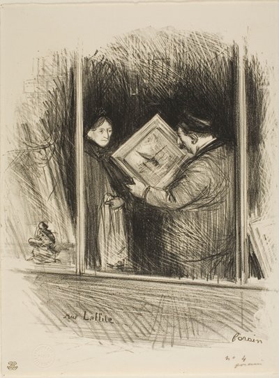 Ulica Laffitte autorstwa Jean Louis Forain