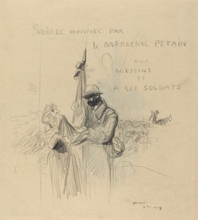 Pocałunek flagi autorstwa Jean Louis Forain