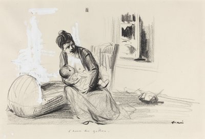 Godzina Gotów, ok. godz. 19141919. autorstwa Jean Louis Forain