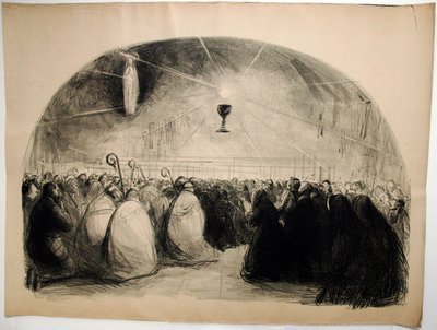 Lourdes, 1914, XXV Międzynarodowy Kongres Eucharystyczny autorstwa Jean Louis Forain