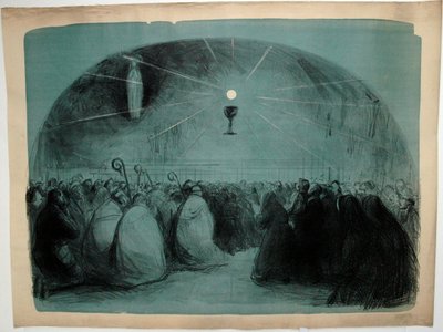 Lourdes, 1914, 25 Międzynarodowy Kongres Eucharystyczny autorstwa Jean Louis Forain