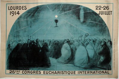 Lourdes, 1914, 25 Międzynarodowy Kongres Eucharystyczny autorstwa Jean Louis Forain