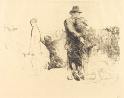 Lourdes, Transport sparaliżowanych autorstwa Jean Louis Forain