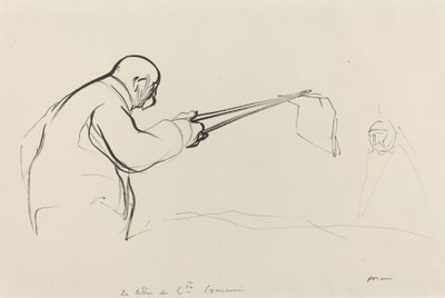 Panie Clemenceau. List od Cte Czernina, ok. 1930 r. 19141919. autorstwa Jean Louis Forain