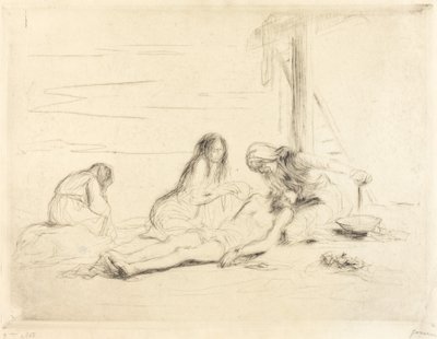 Pieta (pierwszy talerz) autorstwa Jean Louis Forain